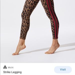 Michi NY Strike Leggings in Leopard, XS
